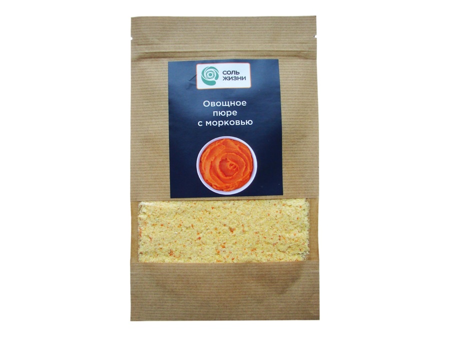 Овощное пюре с морковью и лецитином 150г